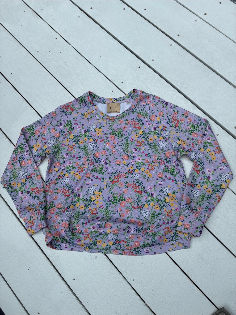 Elie Tahari scuba blouse. Sz S